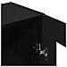 Armadio da Parete in Rovere Nero - 69.5x34x90 cm - Foto miniatura 9