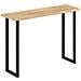 Tavolo Consolle Bordi Vivi 105x33x76 cm Legno Massello di Mango - Foto miniatura 1