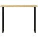 Tavolo Consolle Bordi Vivi 105x33x76 cm Legno Massello di Mango - Foto miniatura 2