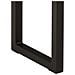 Tavolo Consolle Bordi Vivi 105x33x76 cm Legno Massello di Mango - Foto miniatura 7