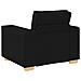 Poltrona Divano Nero 60 cm Tessuto - Foto miniatura 6
