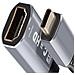 Adattatore Video Usb C A Hdmi 4k Alta Risoluzione Design Compatto, Nero - Foto miniatura 2