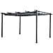 Pergola Autoportante 3 × 4 M Cassis Grigio - Struttura In Alluminio - Foto miniatura 1