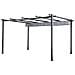 Pergola Autoportante 3 × 4 M Cassis Grigio - Struttura In Alluminio - Foto miniatura 3