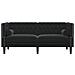 Divano Chesterfield Argille Nero 174 x 74.5 x 70.5 cm Velluto - Foto miniatura 4