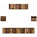 Set mobile TV 7 pcs Legno vecchio 80 x 30 x 30 cm - Foto miniatura 8