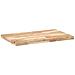 Piano Scrivania Non Trattato 80x50x4cm Legno Massello di Acacia - Foto miniatura 4