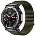 Cinturino In Nylon Intrecciato Compatibile Con Amazfit T-rex 3 - Cinturino Sportivo Traspirante Green - Foto miniatura 2