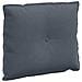 Cuscino per Schiena Grigio scuro 60 x 50 cm Tessuto in Cords - Foto miniatura 1