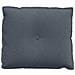 Cuscino per Schiena Grigio scuro 60 x 50 cm Tessuto in Cords - Foto miniatura 5