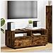 Mobile TV Rovere fumé 100 x 48 x 43 cm Legno multistrato - Foto miniatura 2