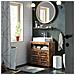 Mobiletto da bagno rustico marrone sottolavabo in stile loft | durevole - Foto miniatura 2