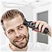 Tagliacapelli Professionale Cordless - Ricaricabile Usb, Lama Rimovibile, Perfetto Per Sfumature E Rasature Complete Black - Foto miniatura 3
