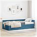 Struttura Letto Angolare con Materasso Altro 2 pcs Blu Velluto - Foto miniatura 2