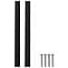 Maniglia per Armadio 2 pcs Nero 150 x 12,3 x 35,2 mm - Foto miniatura 5