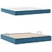 Letto con contenitore e materasso Blu Scuro 200 x 200 cm - Foto miniatura 8