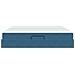 Letto con contenitore e materasso Blu Scuro 200 x 200 cm - Foto miniatura 9