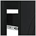 Armadio per Lavabo da Bagno ALKMAAR Nero 82 x 41 x 59 cm - Foto miniatura 8