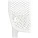 Sgabello Alto Outdoor Air in Polipropilene I Sgabello Impilabile Alt. 75 CM | Sgabello Bar Facile da Pulire I Sedia Design Carico Max 130 kg Bianco - Foto miniatura 5