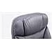 Sedia Ufficio Troy XL con Braccioli in Similpelle I Poltrona Relax Ragolabile con Poggiapiedi I Sedia Poltrona Ergonomica Carico Max 160 kg Grigio - Foto miniatura 5