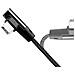Cavo Usb Micro-b Maschio Angolato / usb-a Maschio Dritto 0,3m Nero - Foto miniatura 2