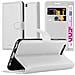 Custodia Compatibile Con Huawei P10 In Bianco Fumo - Coperchio Protettiva Con Chiusura Magnetica, Funzione Stand E Tasca Per Le Carte - Foto miniatura 5