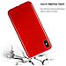 Custodia Compatibile Con Apple Iphone Xs Max In Rosso - Coperchio Protettivo In Silicone Tpu Flessibile Con Design Spazzolato - Foto miniatura 3