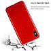 Custodia Compatibile Con Apple Iphone Xs Max In Rosso - Coperchio Protettivo In Silicone Tpu Flessibile Con Design Spazzolato - Foto miniatura 7