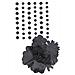 11060472 Set Di 75 Fiori E Perline Autoadesive, Plastica, Nero, 7,5 X 1 X 17 Cm - Foto miniatura 3
