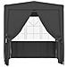 Gazebo Professionale Con Pareti 2x2 M Antracite 90 G / m² - Foto miniatura 5