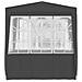 Gazebo Professionale Con Pareti 2x2 M Antracite 90 G / m² - Foto miniatura 6
