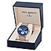 Orologio Uomo Acciaio Frangiflutti Linea Navy Sunray - Orologio Da Polso Uomo (argentato), Orologio Elegante Uomo Con Quadrante Blu Marino E Cinturino In Pelle Di Colore Sabbia - Foto miniatura 3