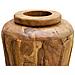 Vaso Decorativo 40x80 Cm In Legno Massello Di Teak - Foto miniatura 2