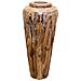 Vaso Decorativo 40x80 Cm In Legno Massello Di Teak - Foto miniatura 5