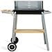 DOC244 barbecue per l'aperto e bistecchiera Carrello A legna Nero, Acciaio inox - Foto miniatura 1