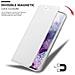 Custodia Compatibile Con Samsung Galaxy S20 In Classy Argento - Coperchio Protettiva Con Chiusura Magnetica, Funzione Stand E Tasca Per Le Carte - Foto miniatura 8