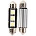 Lampadine Siluro Auto 3 Led 12v 10w Due Pezzi 41 Mm Illuminazione - Foto miniatura 3