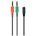 Cavo Cablexpert Da 3,5 Mm 4 Pin Maschio A Microfono Femmina Da 3,5 Mm Cca-418 - Foto miniatura 7