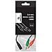 Cavo Cablexpert Da 3,5 Mm 4 Pin Maschio A Microfono Femmina Da 3,5 Mm Cca-418 - Foto miniatura 4