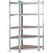 Scaffale In Metallo Zincato Home 875 Kg 5 Ripiani 180x90x40 Cm - Foto miniatura 5