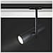Faretto Per Binario Elti Moderno Alluminio Nero 1 Luce - Foto miniatura 3