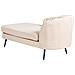 Chaise Longue Versione Destra Allier Bouclé Beige Chiaro - Foto miniatura 2