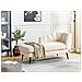 Chaise Longue Versione Destra Allier Bouclé Beige Chiaro - Foto miniatura 1