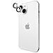 Pellicola Per Fotocamera Per Iphone 15/15 Plus Aluminium Ring, Argento - Foto miniatura 3