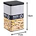 Barattolo Contenitore Ermetico Scatola Alimenti Cucina Con Coperchio Print Barattolo Pasta - Foto miniatura 3