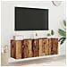 Mobili Tv A Parete 2pz Legno Antico 60x30x41 Cm - Foto miniatura 3