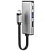 Ulchdacpd-sgr Replicatore Di Porte E Docking Station Per Laptop Usb 3.2 Gen 1 [3.1 Gen 1] Type-c Argento ( - Foto miniatura 1