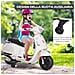 Moto Elettrica per Bambini Design Vespa, Batteria 6V con Suoni e Luci, Età 3-6 Anni, Bianco - Foto miniatura 2