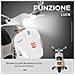 Moto Elettrica per Bambini Design Vespa, Batteria 6V con Suoni e Luci, Età 3-6 Anni, Bianco - Foto miniatura 3