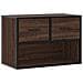 Mobile Tv Rovere Marrone 60x31x39,5cm In Truciolato E Metallo - Foto miniatura 2
